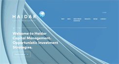 Desktop Screenshot of haidarcapital.com